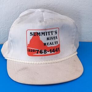 vintage Arizona desert Realty dad hat cap trucker rope snapback workwear 90s 80s